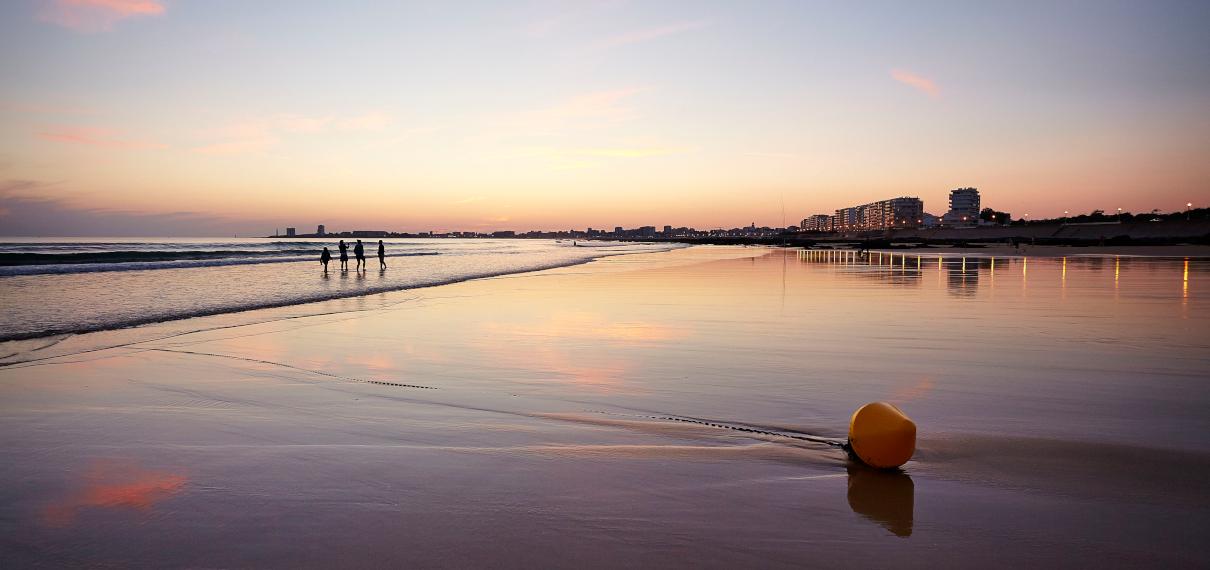 Coucher de soleil aux Sables d'Olonne