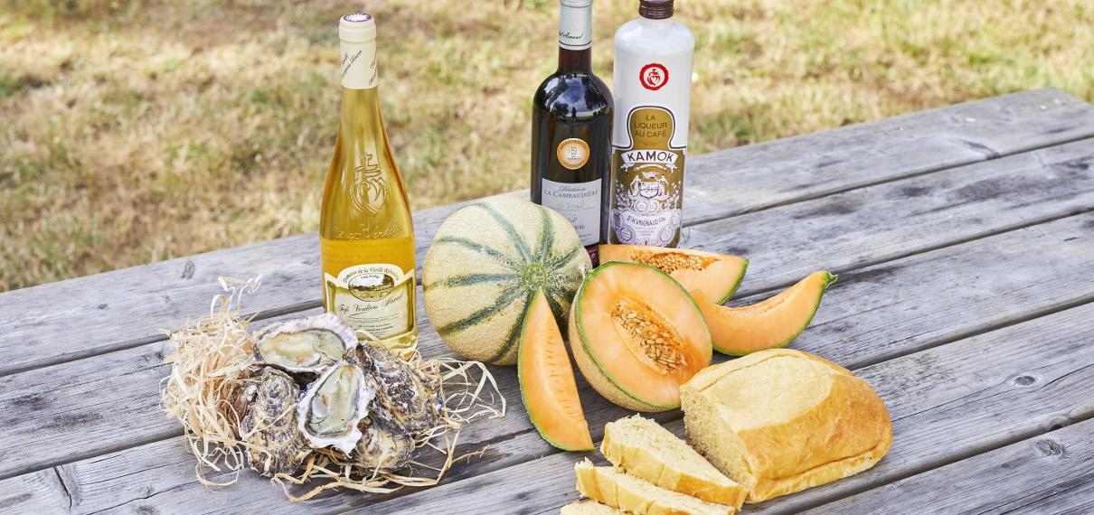 Produits du terroir vendéen produits terroir sud vendee gache vin melon