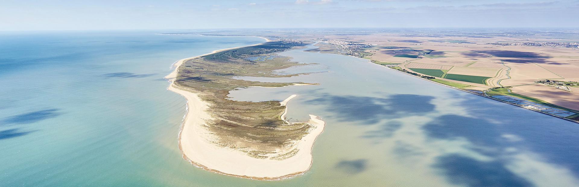Vue Aerienne de la Pointe d'Arçay