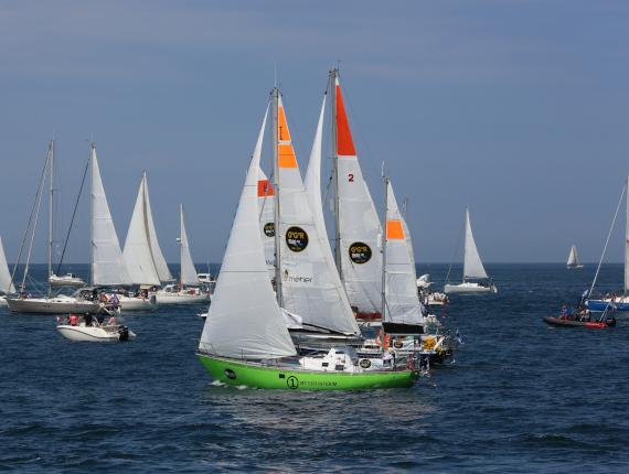 Départ de la Golden globe race