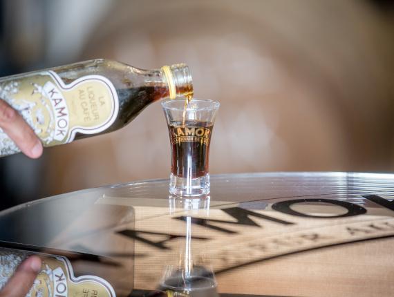 Liqueur au café Vendéenne Kamok 