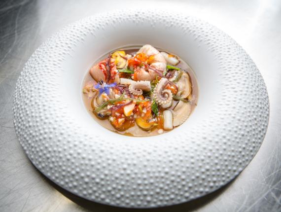 Plat gastronomique