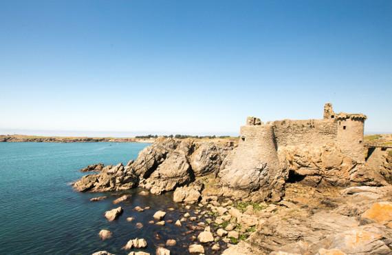 Le vieux château à l'île d'Yeu