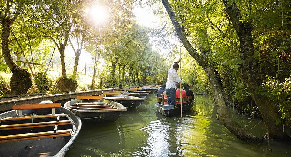 Balade en barque dans le marais poitevin Balade en barque dans le marais poitevin