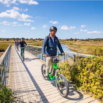 Vélo à la Guittère à Talmont Saint Hilaire