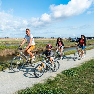 Vélo en famille sur l'île de Noirmoutier