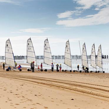 Char à voile à Saint Jean de Monts